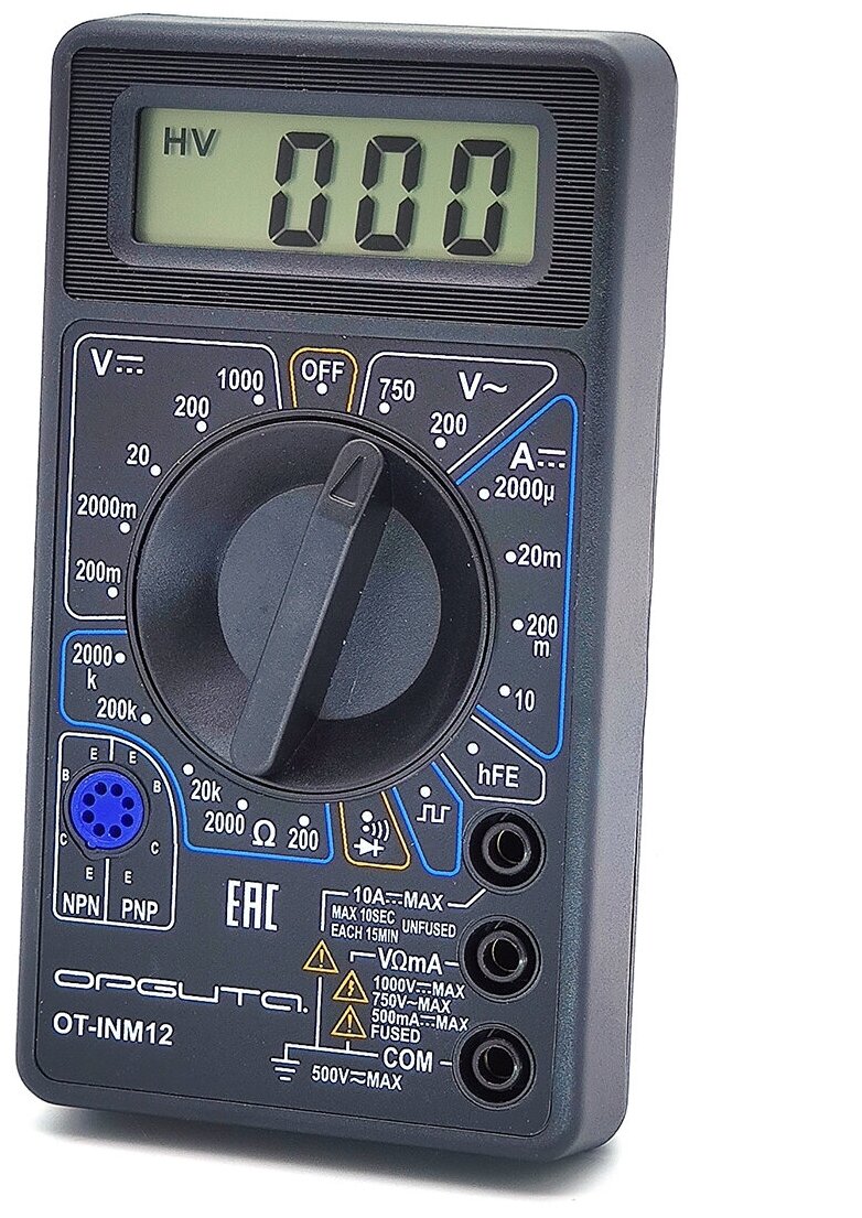 Орбита / OT-INM12 мультиметр цифровой