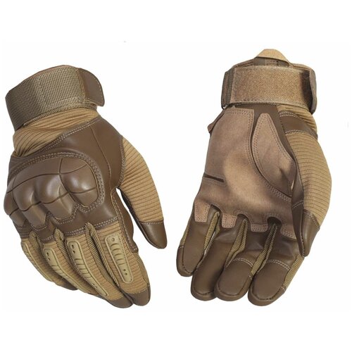 Перчатки тактические с мягкой вставкой для защиты костяшек А16 цвет койот coyote (размер: m)