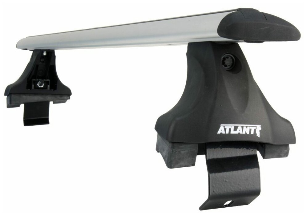 Багажник Atlant (Атлант) для Toyota Hi Lux 4-дв. Пикап 2004-2015 (крыловидная аэродинамическая дуга) Арт. 7002+8824+7165