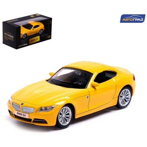 Машина металлическая BMW Z4, 1:43, цвет жёлтый