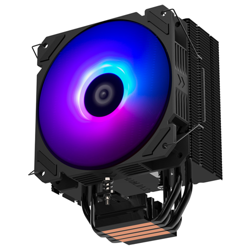 Zalman Кулер для процессора ZALMAN CNPS9X PERFORMA BLACK ARGB, 120mm FAN, 4 HEAT PIPES, 4-PIN PWM, 700-1800 RPM, 28DBA MAX, HYDRO BEARING, FULL SOCKET SUPPORT охладитель процессора zalman cnps9x performa black argb с 120мм вентилятором 4 тепловыми трубками и поддержкой всех сокетов