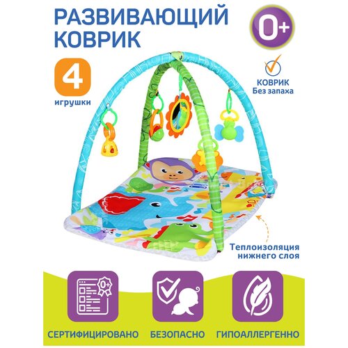 Детский развивающий коврик 