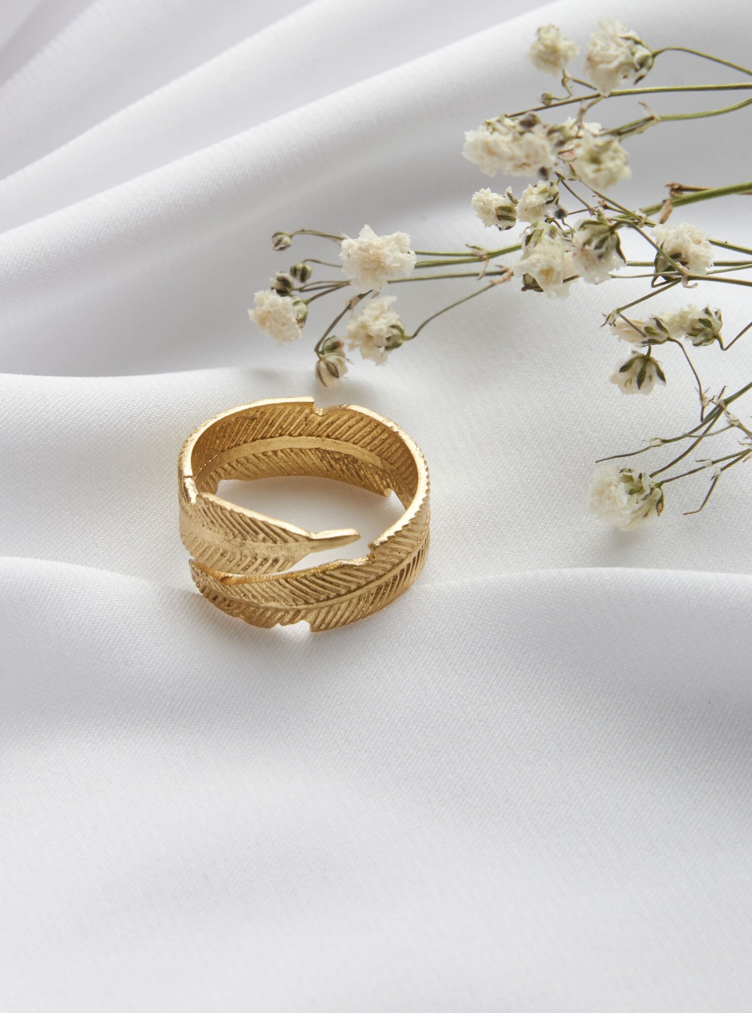 фото Итальянское кольцо из латуни Vestopazzo золотого цвета