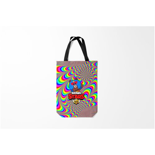 фото Сумка-шоппер / 31х42 см / геймерам / brawl stars starsel primo burnettie