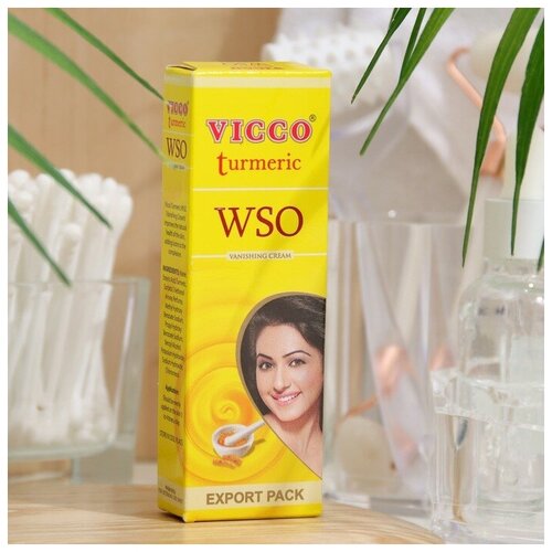 Крем для лица с куркумой Vicco Turmeric WSO Vanishing Cream,15 г