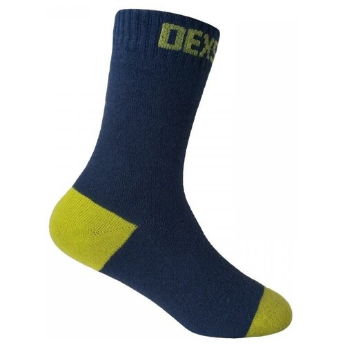 Носки детские водонепроницаемые DexShell Ultra Thin Children Socks DS543NL, Чёрный, Жёлтый, 18-20 (размер обуви 30-33)