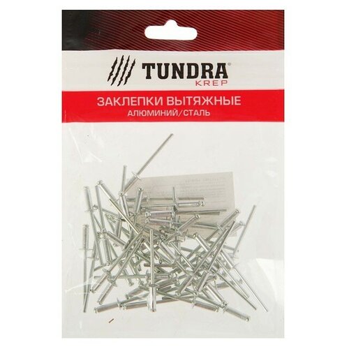 Заклёпки вытяжные TUNDRA krep, алюминий-сталь, 50 шт, 3.2 х 6 мм