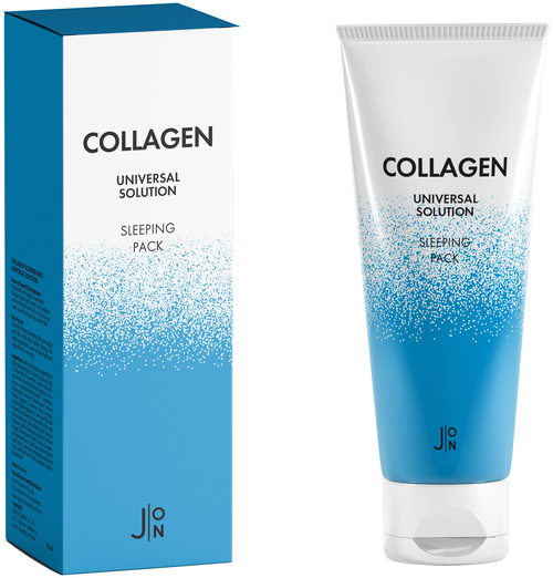 J: ON коллаген Маска для лица Collagen Universal Solution Sleeping Pack