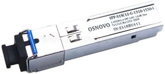 Трансивер OSNOVO SFP-S1SC12-G-1310-1550-I