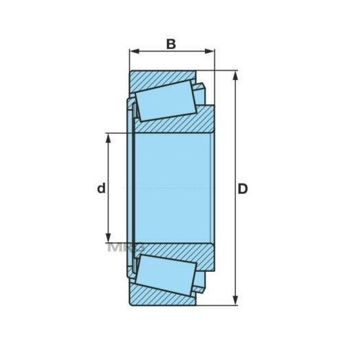 BPW 0264102900 02.6410.29.00_подшипник роликовый ступицы 33215 75x130x41 \BPW H-Serie