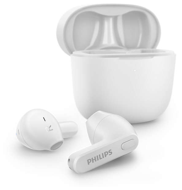 Наушники Philips TAT2236WT/00, Bluetooth, вкладыши, белый