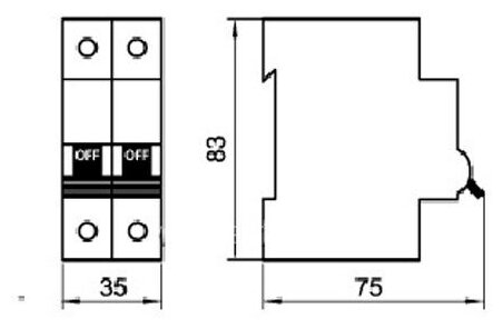 Legrand Автоматический выключатель, серия DX3-E, С20A, 2-полюсный 407278 1 шт. - фотография № 5