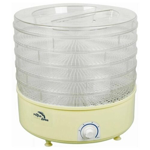 Сушилка для овощей Ротор Дива СШ-007-06 с 5 прозрачными решетками в гофротаре 450500₽