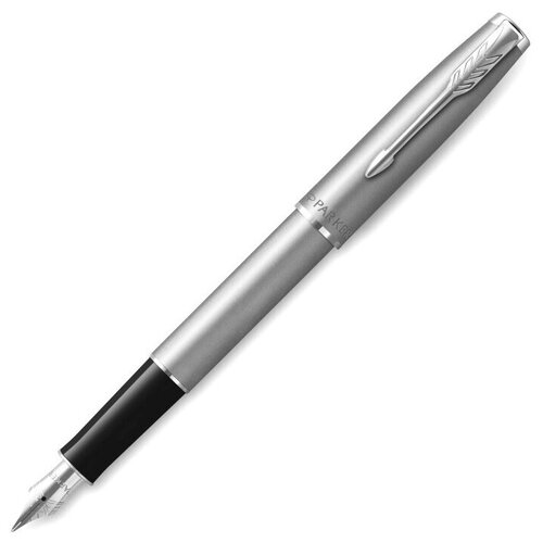 PARKER Ручка перьевая Sonnet F546, F, 0.8 мм, 2146873, черный цвет чернил, 1 шт.