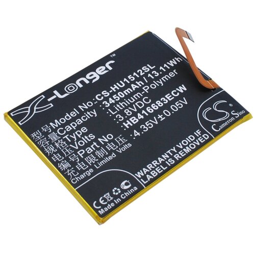 фото Аккумулятор cs-hu1512sl hb416683ecw для huawei nexus 6p 3.8v / 3450mah / 13.11wh cameron sino
