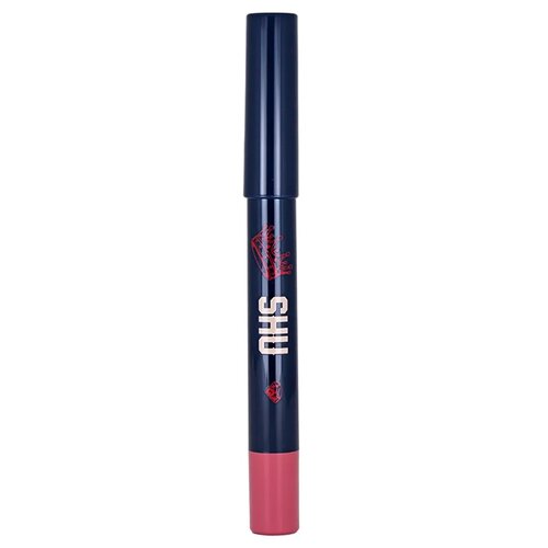 SHU помада - карандаш для губ Vivid Accent, оттенок 465 розово-лиловый карандаш помада для губ vivid accent 2 5г 466 терракотовый красный