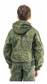 Маскхалат детский камуфляжный костюм цифра Р19, 100% хлопок - СТА-маскдет-бс19 (40-42/164-170)