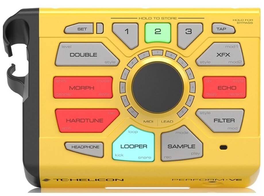TC Helicon Perform-VE вокальный синтезатор-сэмплер, включает процессор эффектов, лупер и т. д.