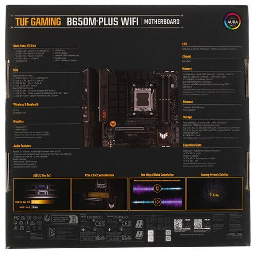 Материнская плата Asus TUF GAMING B650M-PLUS WIFI, SocketAM5, mATX - фото №15