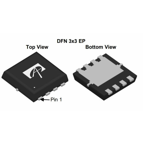 Микросхема AON7522E N-Channel MOSFET 30V 34A DFN3x3EP