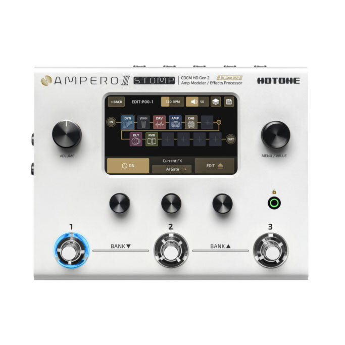 Hotone Ampero II Stomp Guitar Effects Processor