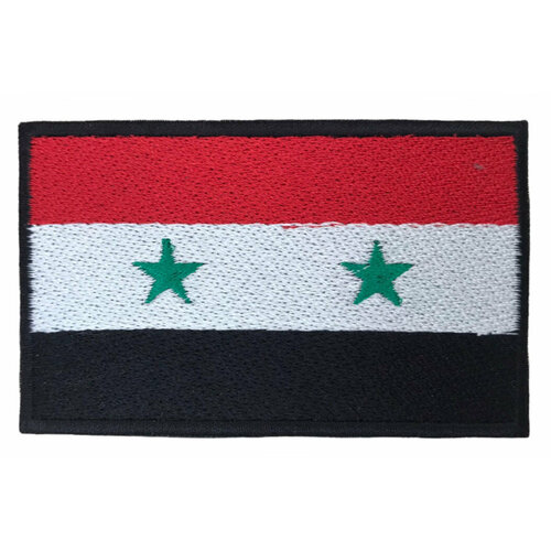 Нашивка флаг Сирия аппликация флаг норвегия
