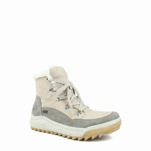 фото Ботинки rieker, размер 39, бежевый