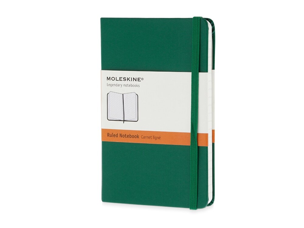 Записная книжка А6 (Pocket) Classic (в линейку) (60511103, зеленый, А6, 9 х 14 х 1,5, бумага/полипропилен)