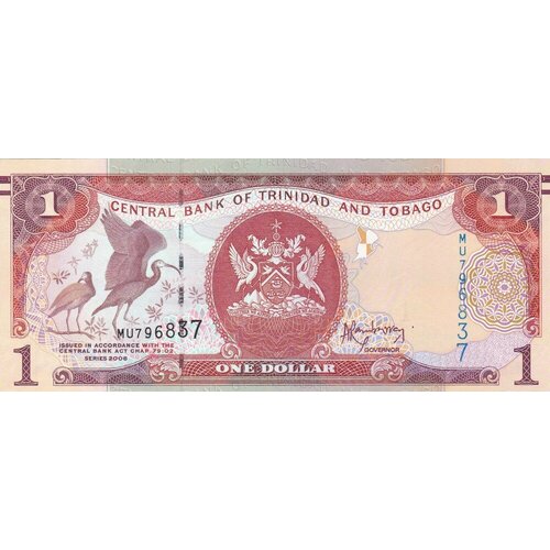банкнота номиналом 10 долларов 2006 года тринидад и тобаго Тринидад и Тобаго 1 доллар 2006 г. (3)