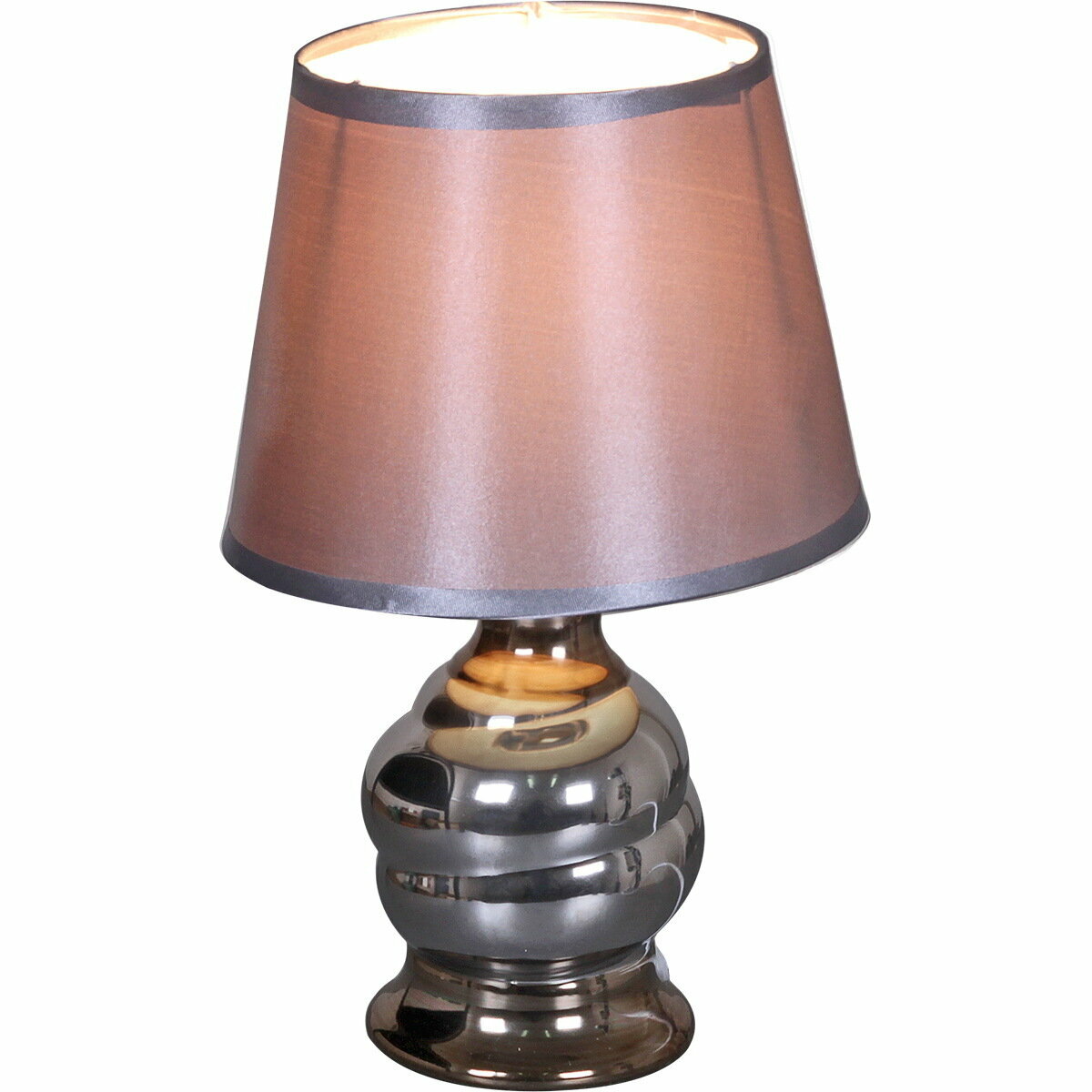 Настольная лампа с абажуром Reluce E14
