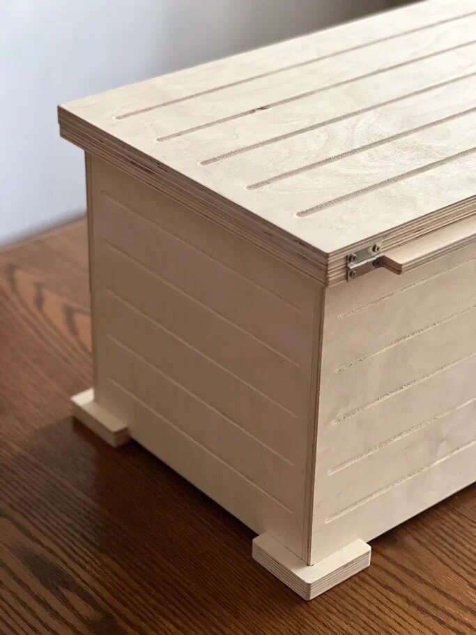 Cундук деревянный ящик для хранения вещей - фотография № 5