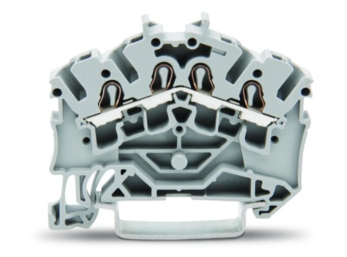 фото 4-проводные проходные клеммы 2002-6401 WAGO