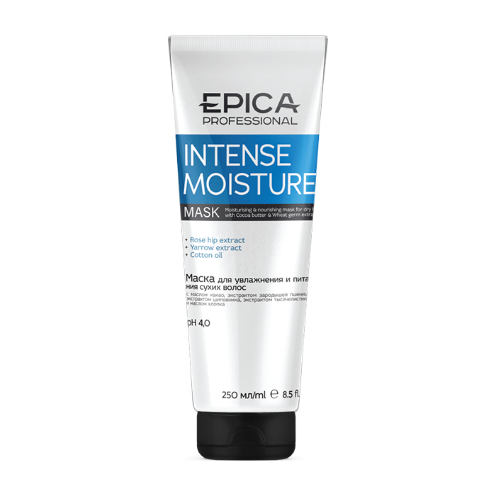 EPICA Professional Intense Moisture Маска с маслами хлопка, какао и экстрактом пшеницы 250мл