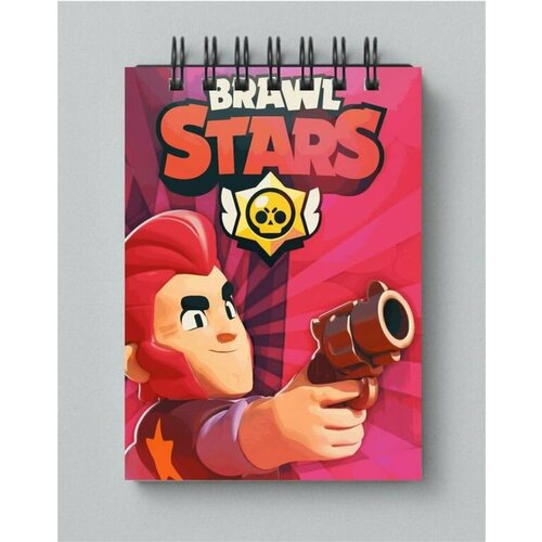 Блокнот Бравл старс, Brawl stars №2 с Кольтом, А5 блокнот бравл старс brawl stars 140 с тарой а5