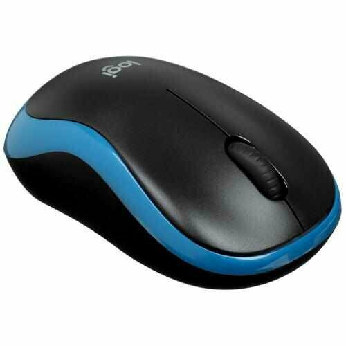 Мышь беспроводная Logitech M186 910-004132 синий 210600₽