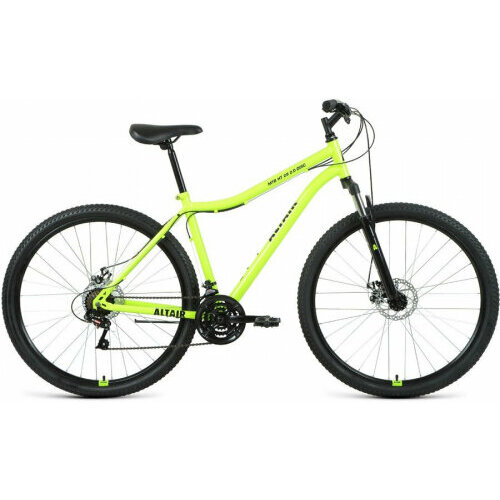 Горный велосипед Altair MTB HT 29 2.0 disc 2021 рост 21 ярко-зелёный/чёрный