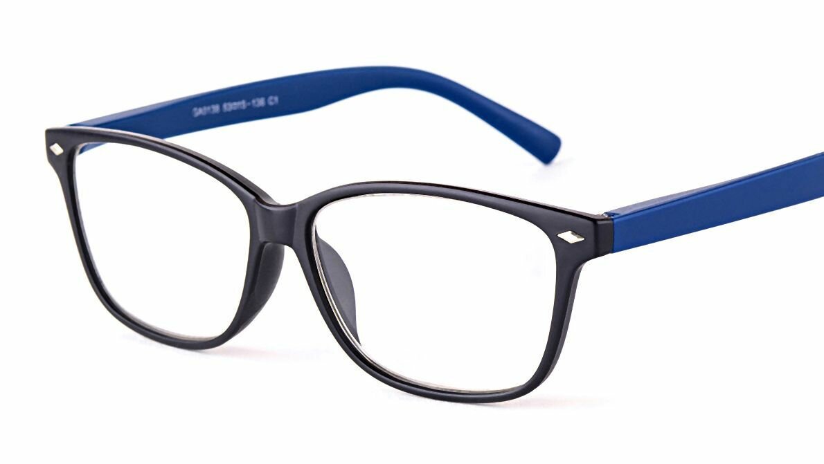 фото Готовые очки для зрения корригирующие Marcello GA0138 с диоптриями, очки унисекс вайфареры, очки пластиковые в футляре