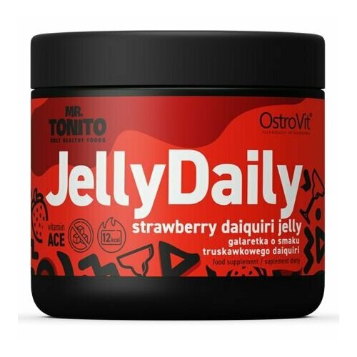 Витаминное желе без сахара OstroVit Mr. Tonito Jelly Daily 350 г. Клубника-дайкири