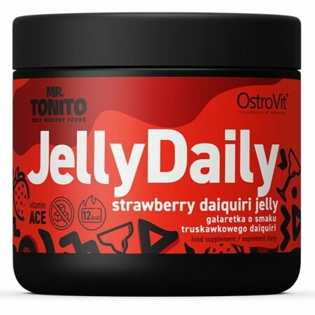 Витаминное желе без сахара OstroVit Mr. Tonito Jelly Daily 350 г. Клубника-дайкири