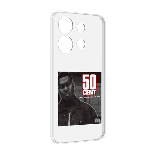 Чехол MyPads 50 Cent - Power Of The Dollar для Tecno Spark Go 2023 (BF7) / Tecno Smart 7 задняя-панель-накладка-бампер