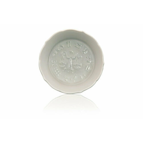 Розетка Meissen 8 см Весы, белая