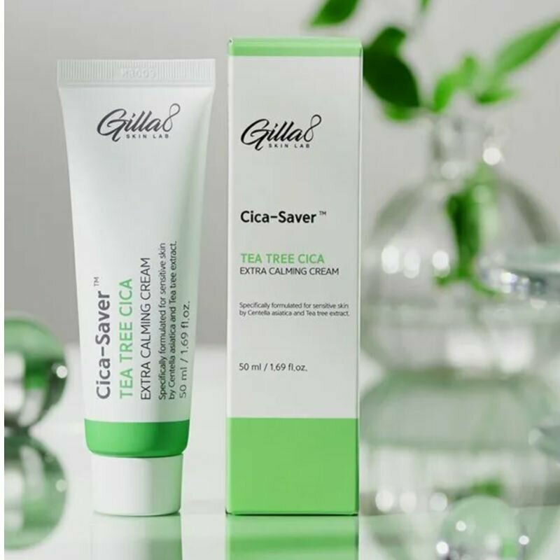 Успокаивающий крем для лица GILLA8 Tea Tree Cica Extra Calming Cream