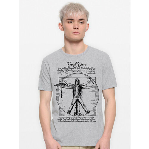 фото Футболка ds apparel, размер xs, серый