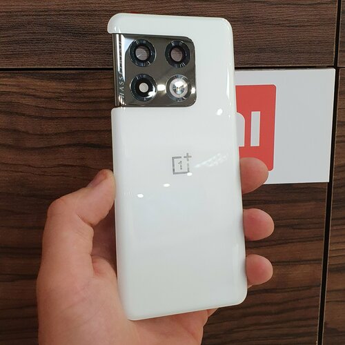 Крышка для OnePlus 10Pro оригинал (заднее стекло) цвет: Белый