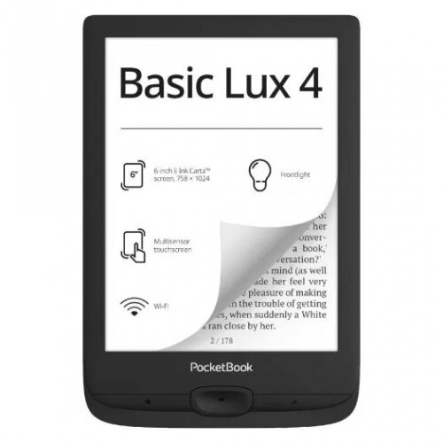 Электронная книга POCKETBOOK 618 Basic Lux 4 black