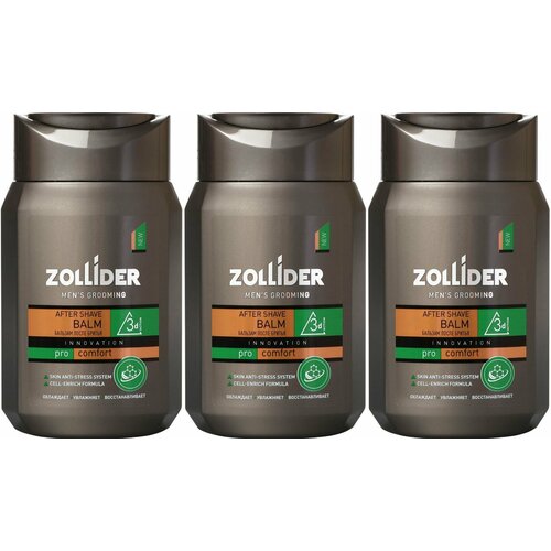 Zollider Бальзам после бритья Pro Comfort, для чувствительной кожи, охлаждающий, 150 мл, 3 шт