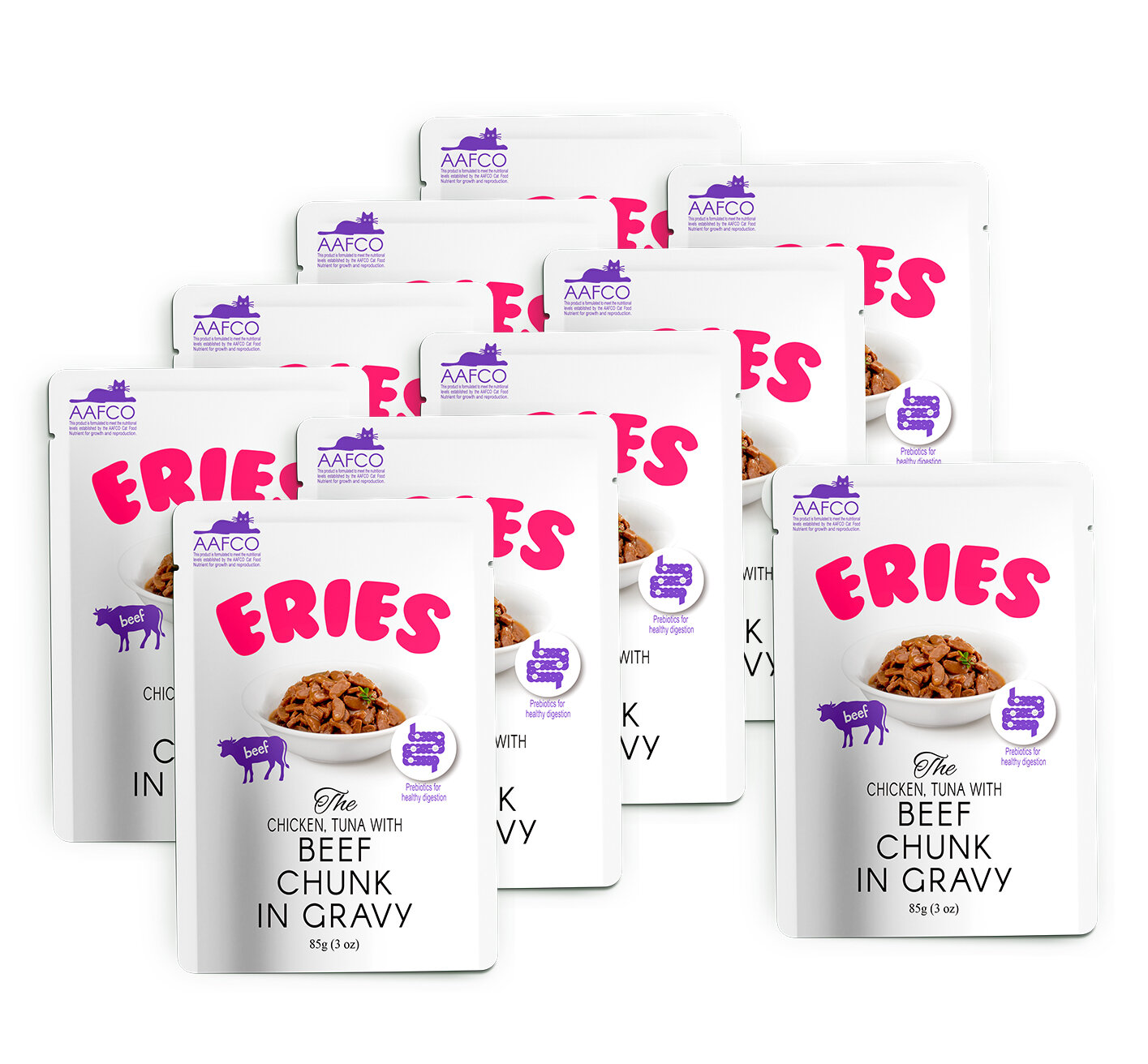 фото PETTRIC Говядина в соусе. 85 г. х 10 шт.