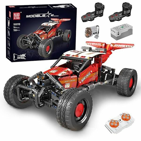 Конструктор Mould King 18019B Гоночный багги "Ураган" (красный),708деталей