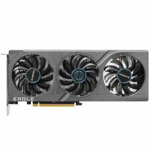 GigaByte Видеокарта PCI-E GIGABYTE GeForce RTX 4060 EAGLE (GV-N4060EAGLE OC-8GD) 8GB GDDR6 128bit 5nm 1830/17000MHz 2*HDMI/2*DP