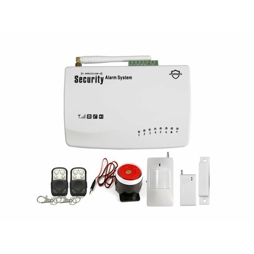 Звуковая и световая GSM сигнализация, домашняя сигнализация - Страж Стандарт (мини) (N52194BE) (для дома / квартиры / окон / человека)